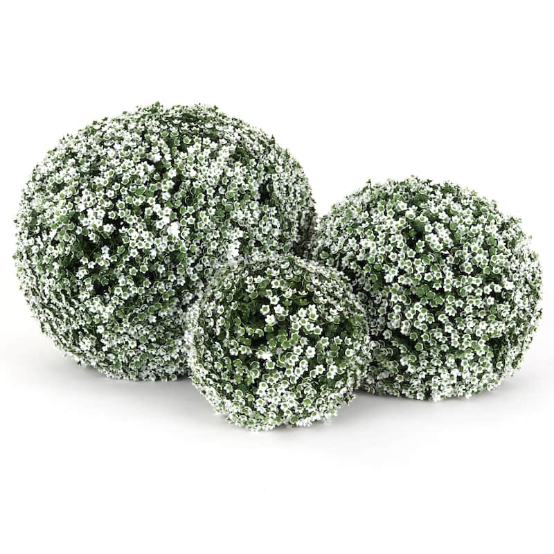 Baby's Breath Topiary Ball - (S,M,L) ASMT - Baby's Breath