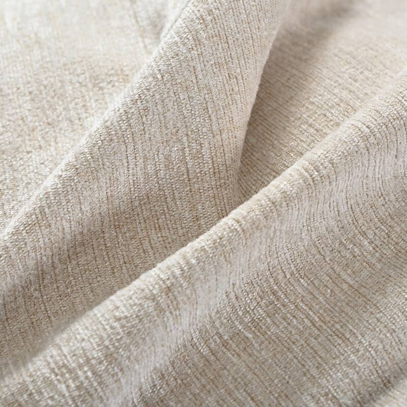 Modern 3-Piece Chenille Sectional Sofa with Curved Chaise and Comfortable Cushions for Living Rooms