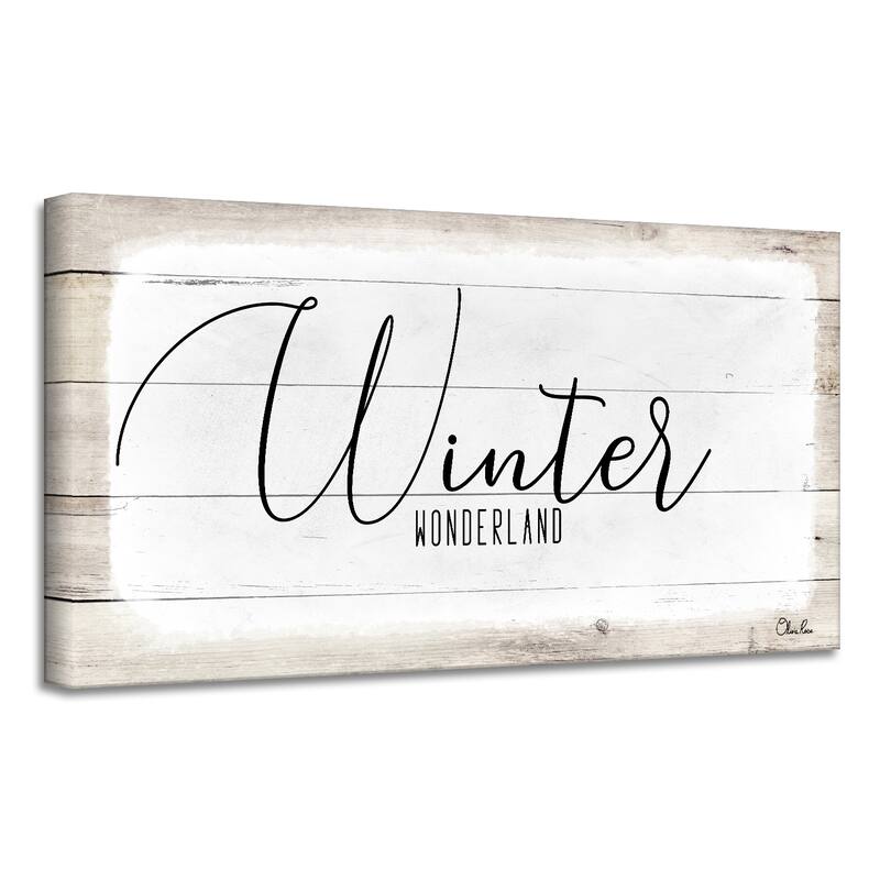 Ready2HangArt 'Winter Wonderland' Holiday Canvas Wall Art by Olivia Rose