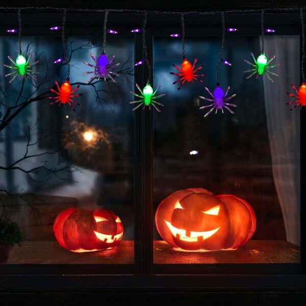 Solar halloween string lights sale