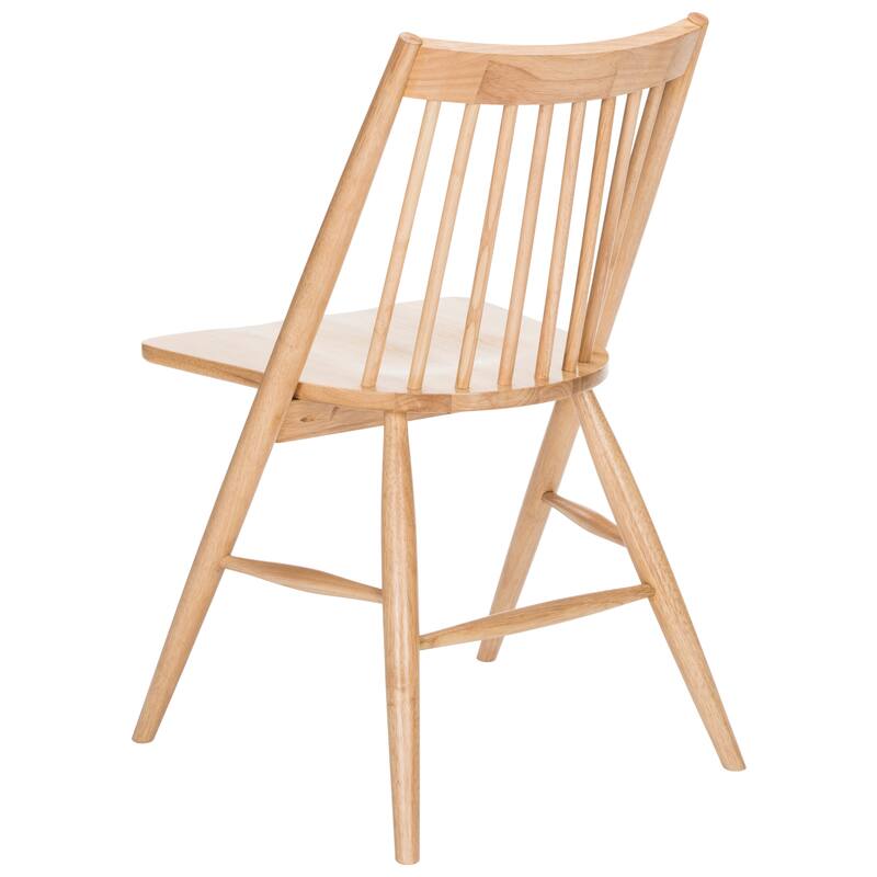 SAFAVIEH Orelia 19 Inch Black Spindle Dining Chair (Set of 2) - 21Wx22Dx34H