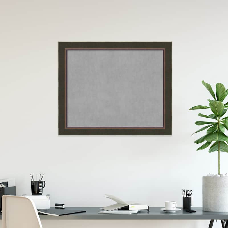 Amanti Art Milano Bronze Framed Magnetic Board