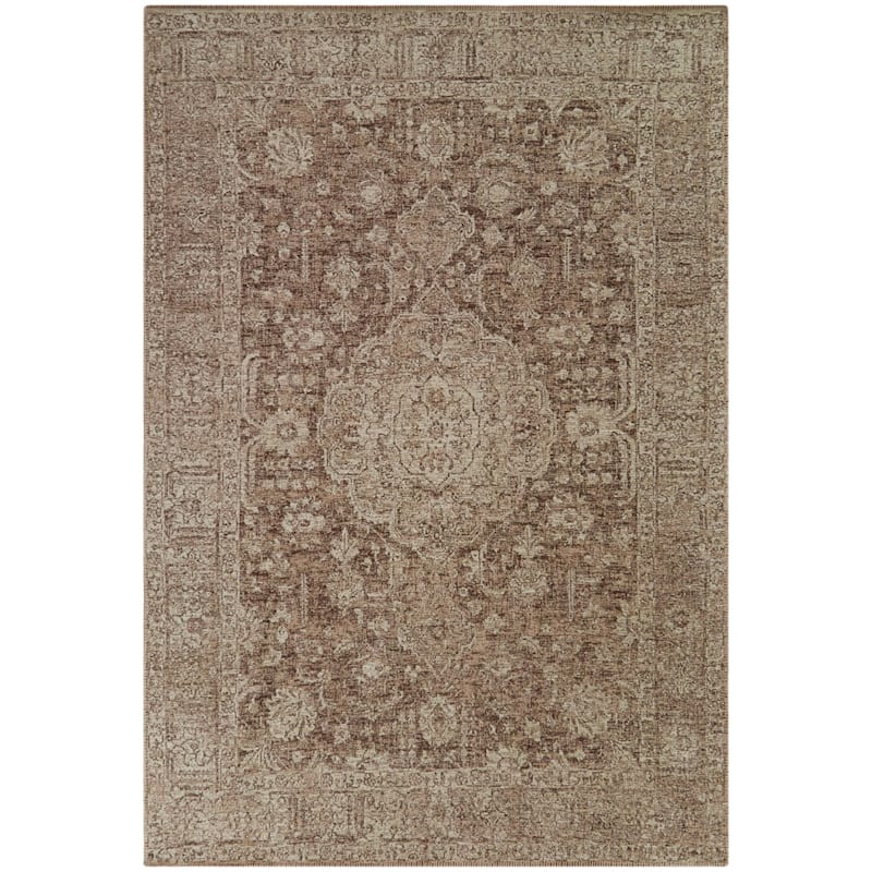 Crozier Oriental Medallion Indoor/Outdoor Area Rug