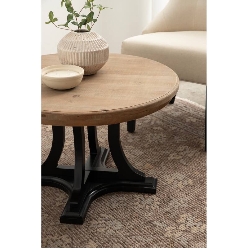 Kate and Laurel Linsley Wood Coffee Table