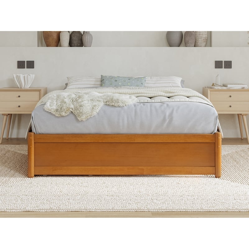 Barcelona Panel Platform Bed with Storage Drawers