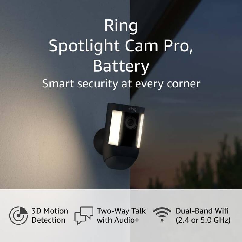 Ring Spotlight Cam Pro Battery