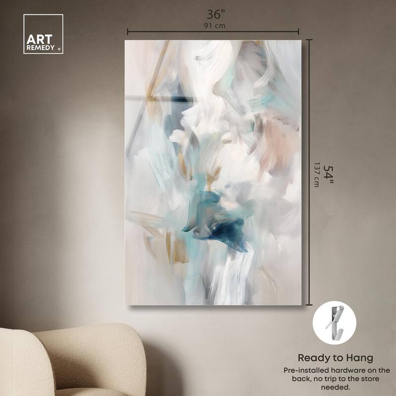 Whispering Colors III Acrylic by Art Remedy, Ready to Hang