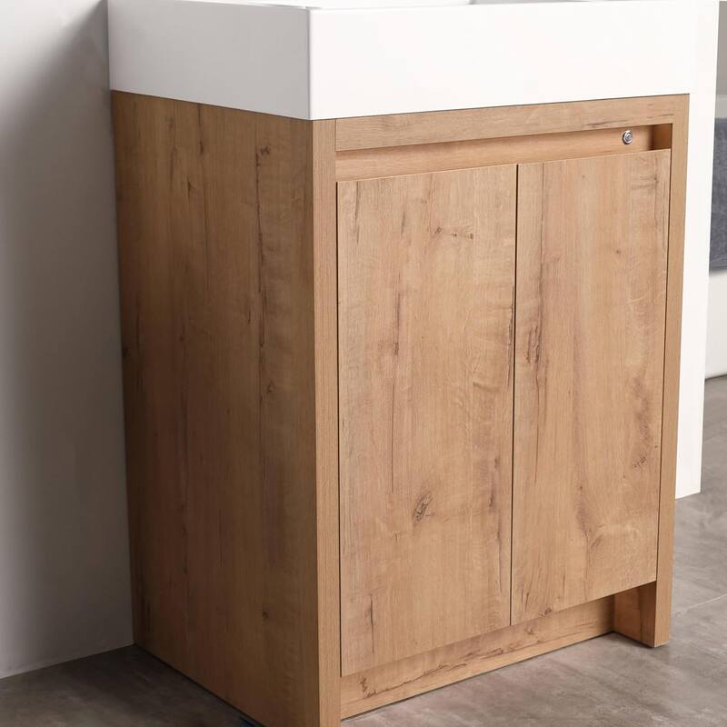 Blossom 48" All Wood Freestanding Bathroom Vanity with Acrylic Sink