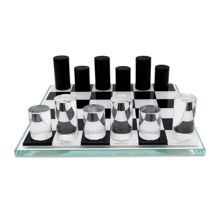 10.25" Crystal Chess Game