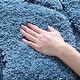 preview thumbnail 170 of 213, SAFAVIEH Florida Shag Sigtraud Abstract Waves 1.2-inch Thick Rug 6' x 8' - Light Blue/Blue - Rectangle