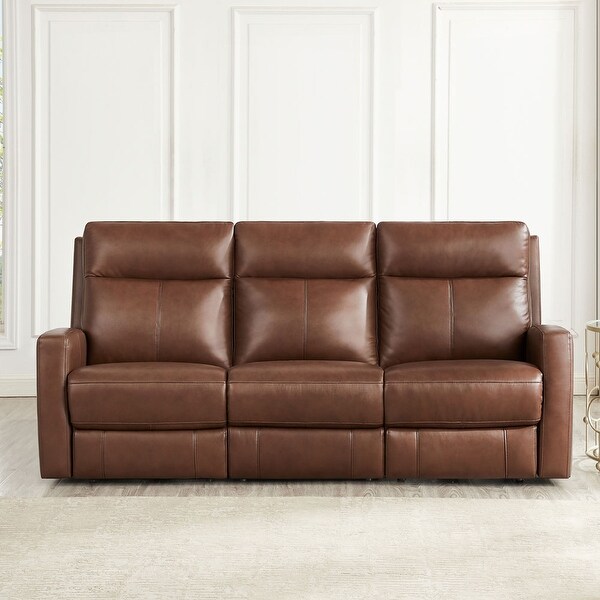 Hydeline Vienna Zero Gravity Power Recline and Headrest Top Grain