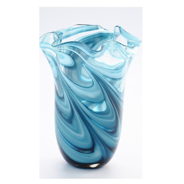 Top Product Reviews For 12 5 Blue And White Abstract Design Glass