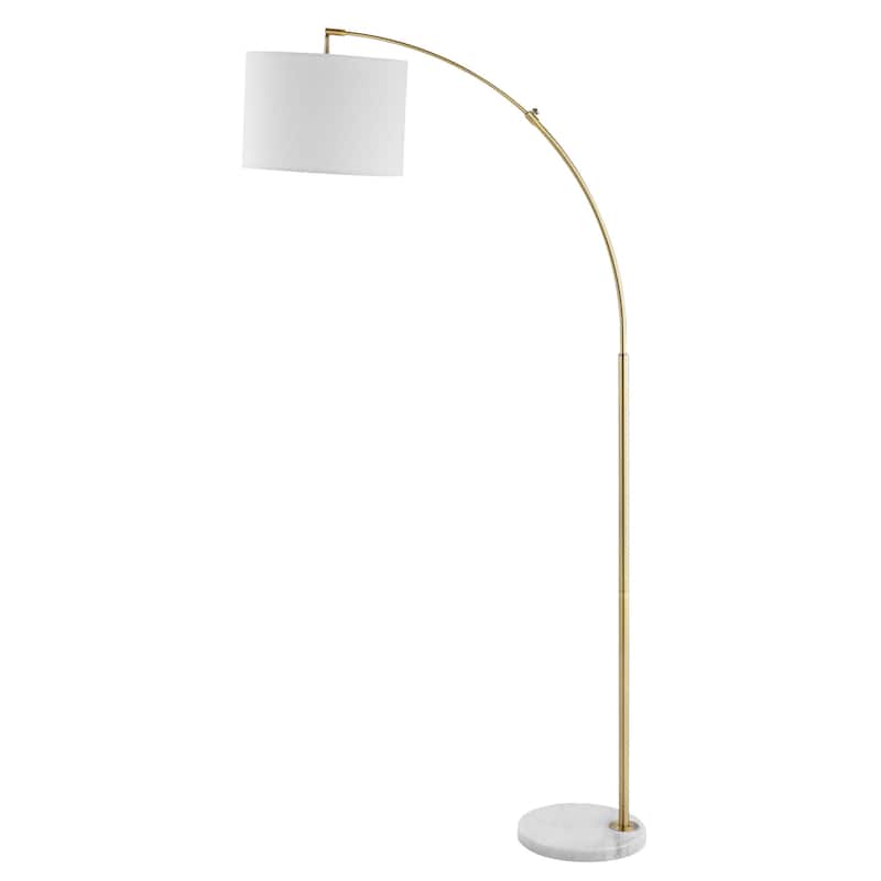 GetLedel 72-inch Modern Arch Floor Lamp with White Marble Base