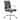 Benmar Ergonomic Office Desk Computer Chair with Ribbed Leather Seat, Swivel, Chrome Frame, and Adjustable Height