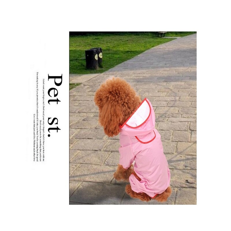 Shop Pet Dog Raincoat 27 Size Four Legged Dog Coat Dog Clothes