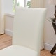 preview thumbnail 10 of 32, Faux Leather Dining Chairs Or Round Glass Dining Table