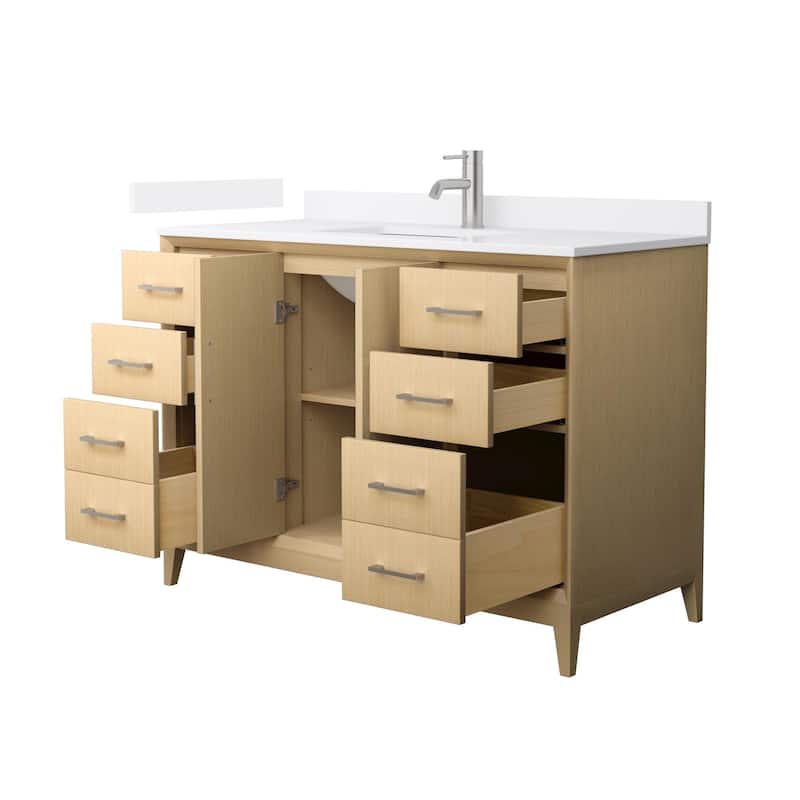 Wyndham Collection WCH7575-48S-VCA-MXX Janna 48" Free Standing Single