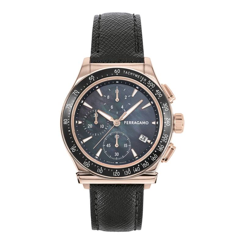 Ferragamo 1927 Chrono Leather Watch