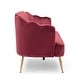 preview thumbnail 56 of 62, Reitz Glam Velvet Shell Sofa by Christopher Knight Home - 76.25" L x 29.25" W x 33.50" H