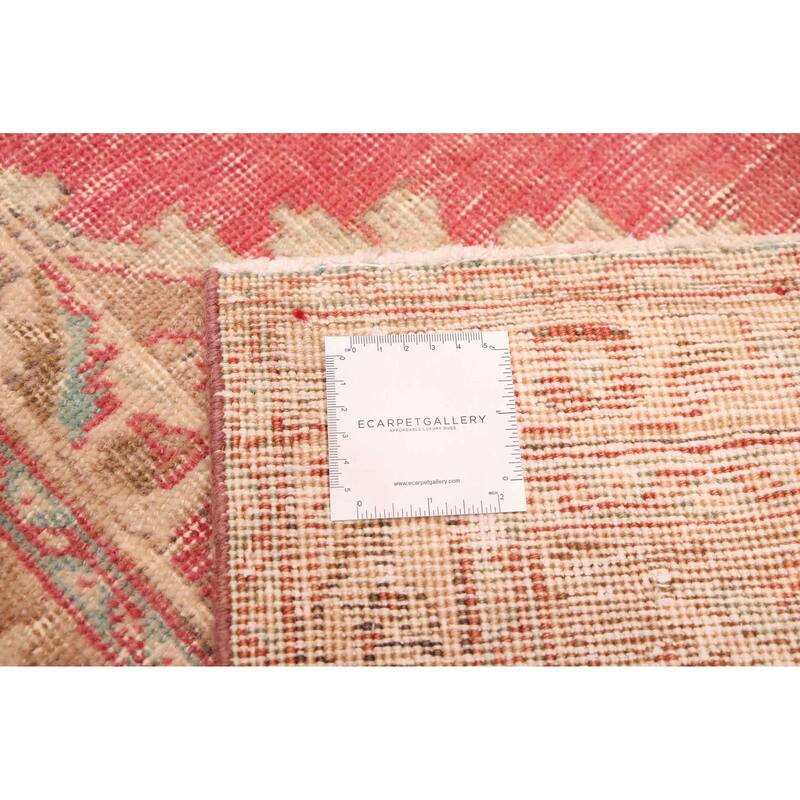 ECARPETGALLERY Hand-knotted Antalya Vintage Red Wool Rug - 9'6 x 12'9