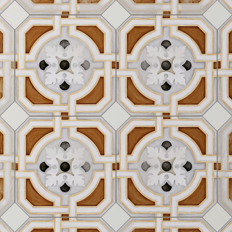 Merola Tile Vaudeville Taco Nacar 1-5/8" x 1-5/8" Porcelain Floor and Wall Tile - Pallet ( Tiles)