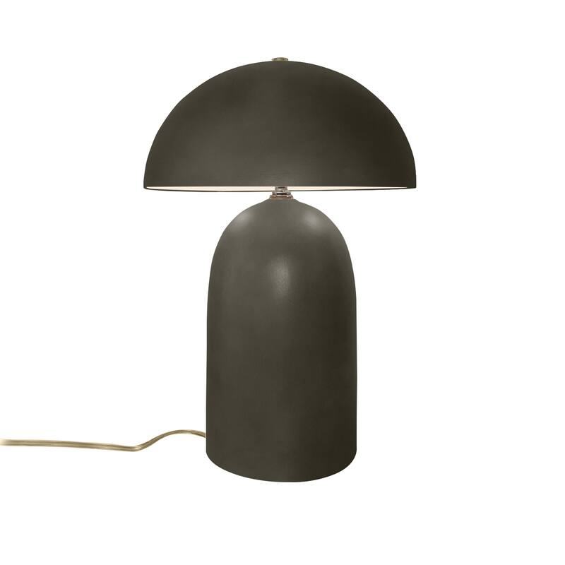 Justice Design Group Tall Kava Table Lamp - Pewter Green