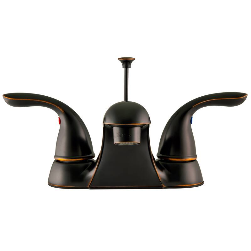 Design House Double Handle Bathroom Faucet with Metal Lever Handles