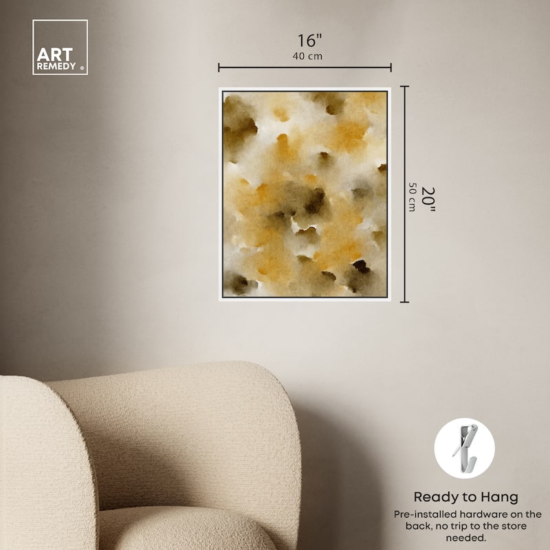 Art Remedy Granola Chocolate Chips Framed Watercolor Boho Abstracts