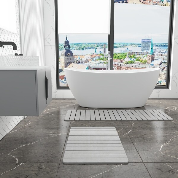 Diatomite Quick-Dry Water Absorbing Bath Mat Sets - On Sale - Bed