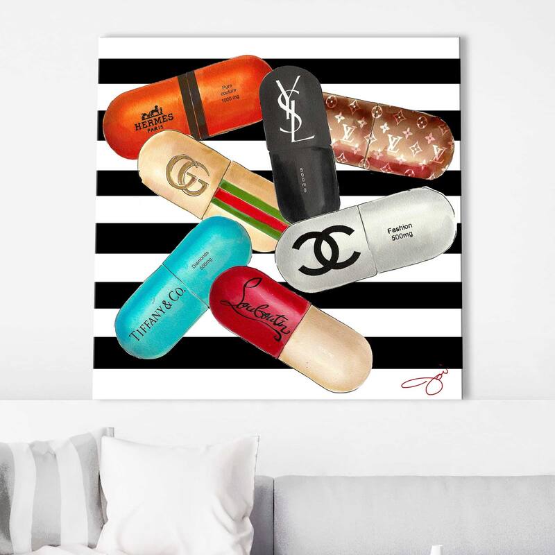 "Designer Drugs" by Jodi Print on Canvas