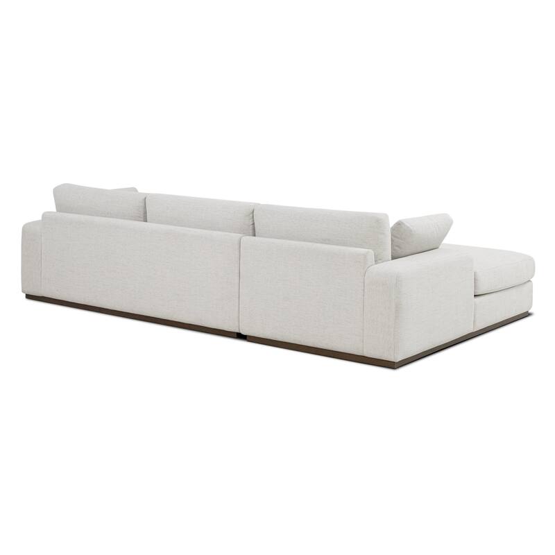 Poly & Bark Malaga Sectional Sofa in Mist Grey