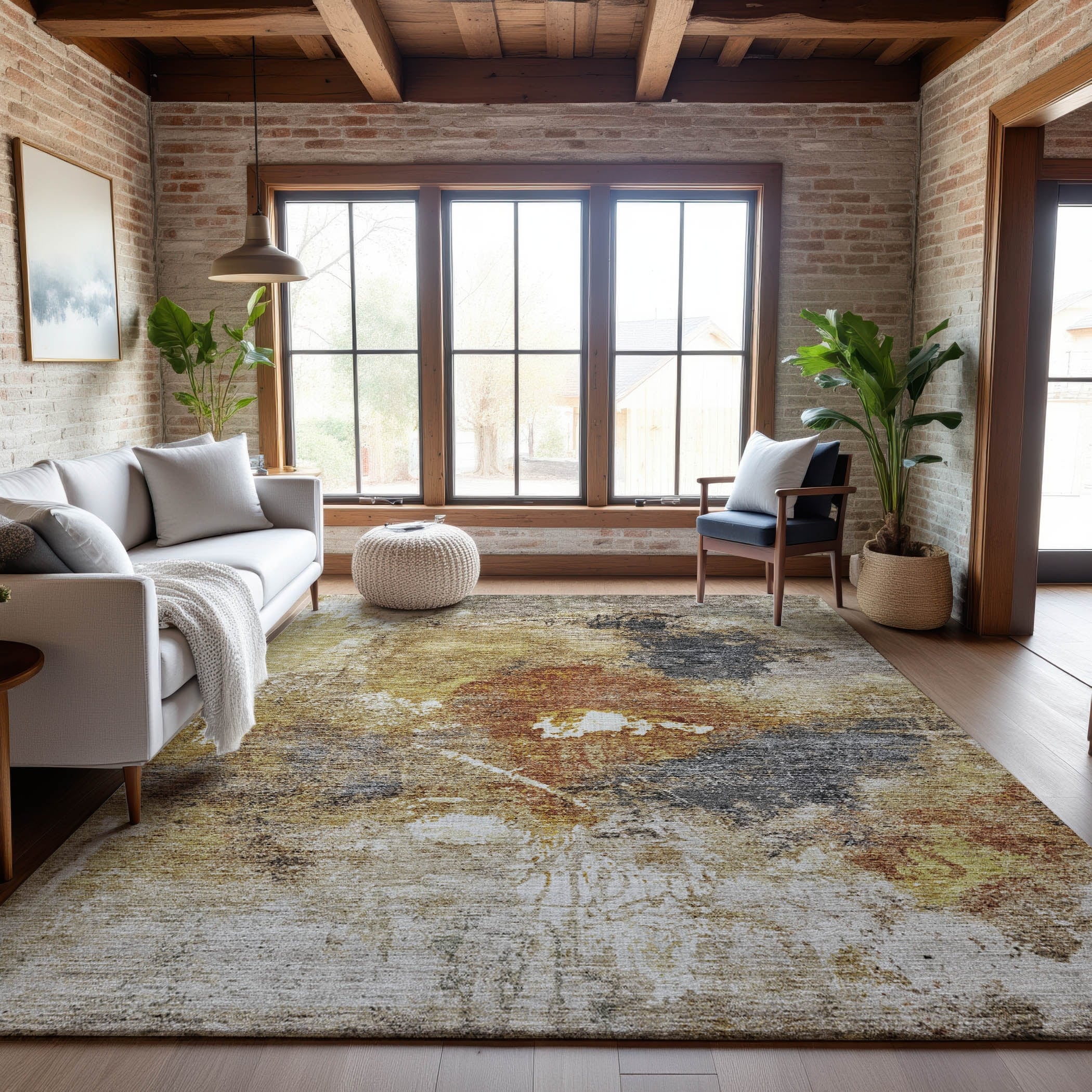 Premium Washable Super Soft Modern Solid Mayfield Rug