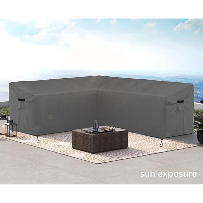 Waterproof Chaise Lounge Cover, Patio Lounge Chair Cover,Windproof Outdoor Lounge Chair Covers,Beach Pool Lounge Cover