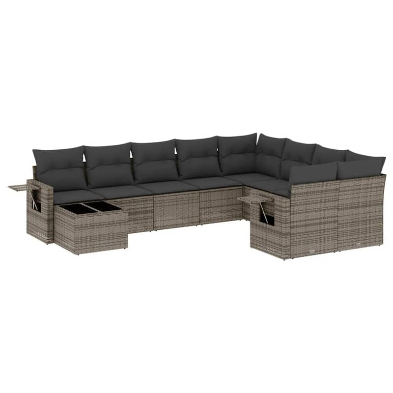 vidaXL Garden Sofa Set - 21.7 x 21.7 x 14.6
