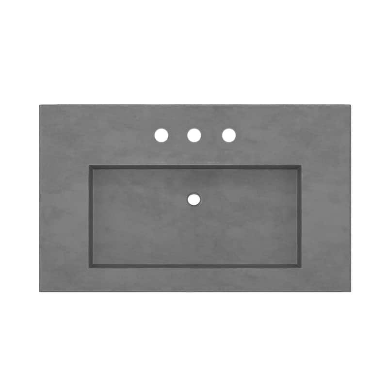 Native Trails NSVT36 Capistrano 37" NativeStone Vanity Top with 3