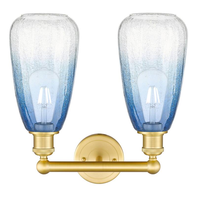 Innovations Lighting Endless Possibilities Edison - Brookhaven Almond - 2 Light 15" Bath Vanity Light