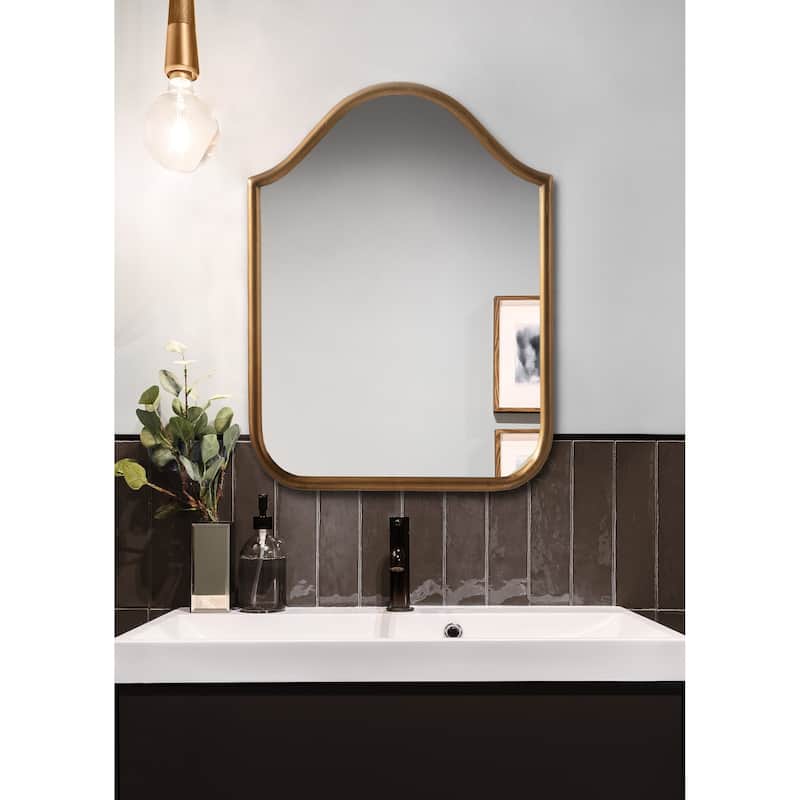 Kate and Laurel Fellows Framed Arch Wall Mirror