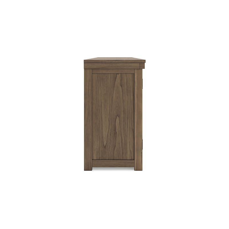 Signature Design by Ashley Boardernest Brown 85" TV Stand for TVs up to 97" - 85"W x 18"D x 33"H