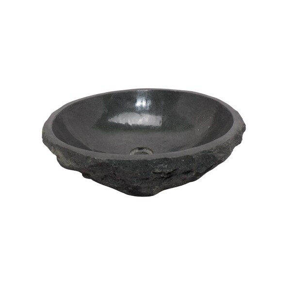 KRAKATAO Uniques Natural Basalt Stone Vessel Bathroom Sink - Bed