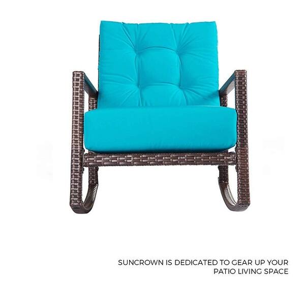 Shop Pheap Outdoor Wicker Rocking Chair By Havenside Home
