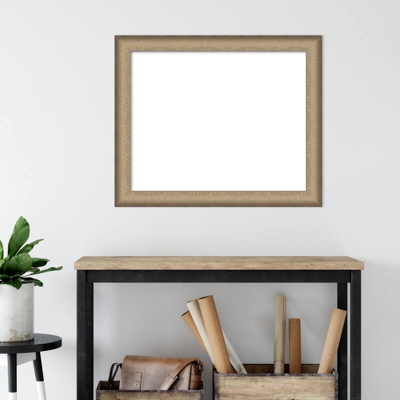 Amanti Art Elegant Brushed Bronze Framed Dry Erase Magnetic Board