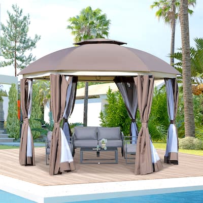 12' x 12' Round Outdoor Gazebo