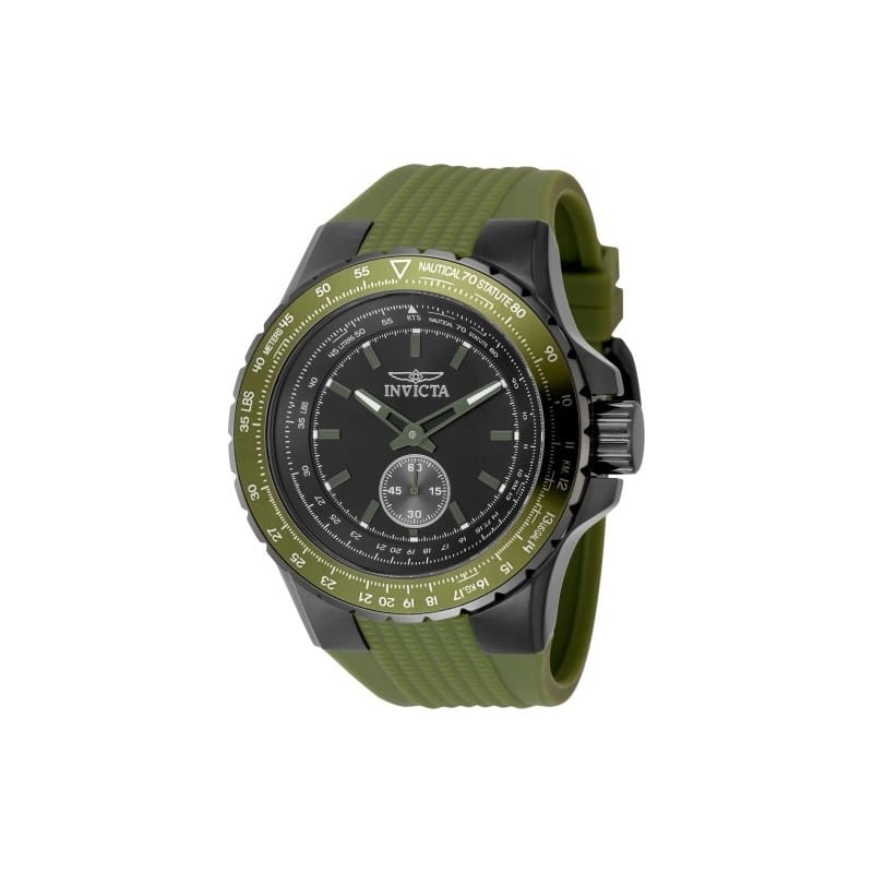 Invicta Men's 49311 Aviator Quartz Multifunction Black Dial Watch