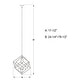 preview thumbnail 5 of 7, Rad 4 Light Mid-Century Modern Geometric Cage Bulb Pendant