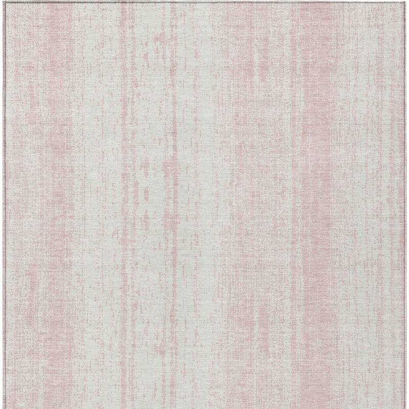 HomeRoots Striped Transitional Rectangle Outdoor Rug