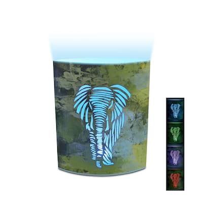 Cota Global Elephant LED Decorative Lanterns - 5.1 inch x 6.3 inch