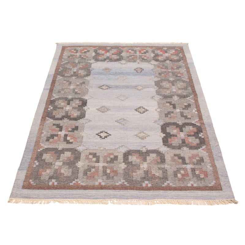 Ankara FW Denim Blue Kilim 5'2" x 8'0" - 5'2 x 8'0