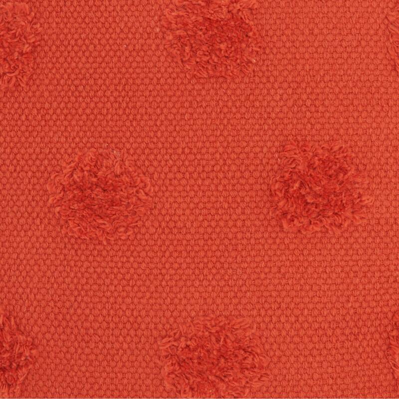  Mina Victory Life Styles Tufted Dots Solid Textured 18" x 18" Indoor Throw Pillow 