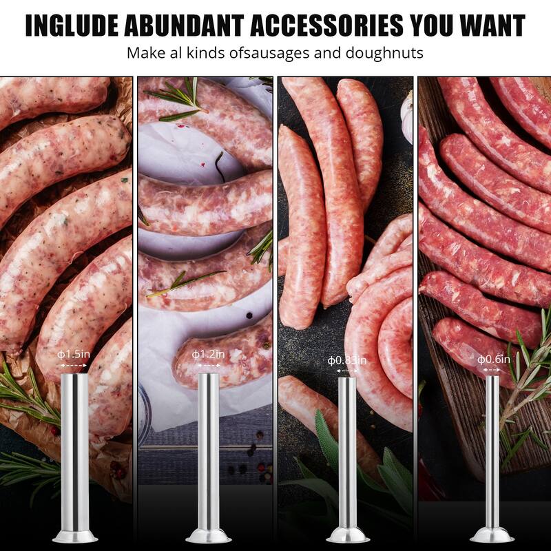 Electric Sausage Filling Machine with 5 Stuffing Tubes