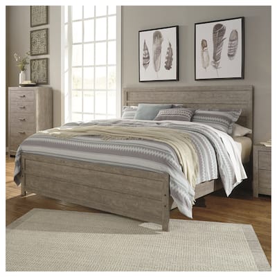 Signature Design by Ashley Culverbach Gray Panel Bed